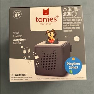 Toniebox 1 Audio Player Starter Set with Playtime Puppy - Gray